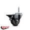 Service Caster 3 Inch Thermoplastic  Rubber Wheel Swivel 58 Inch Threaded Stem Caster with Brake SCC SCC-TS20S314-TPRB-PLB-58212 - alternate 3